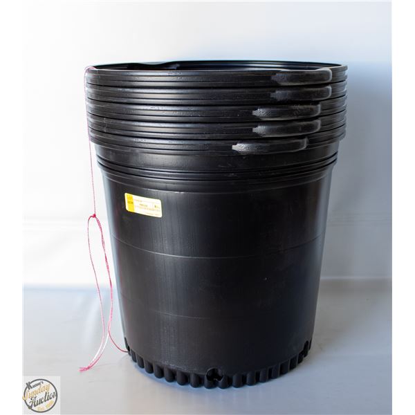 NEW 5 @ 15 GALLON NURSERY POT