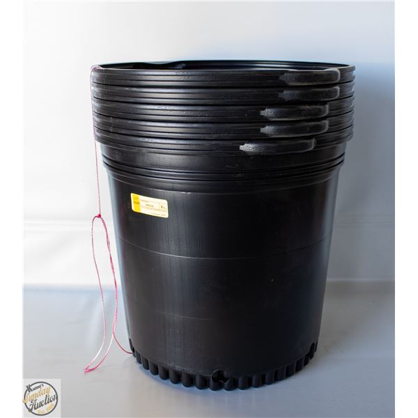 NEW 5 @ 15 GALLON NURSERY POT