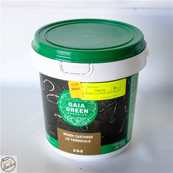 1 KG WORM CASTINGS GAIA GREEN
