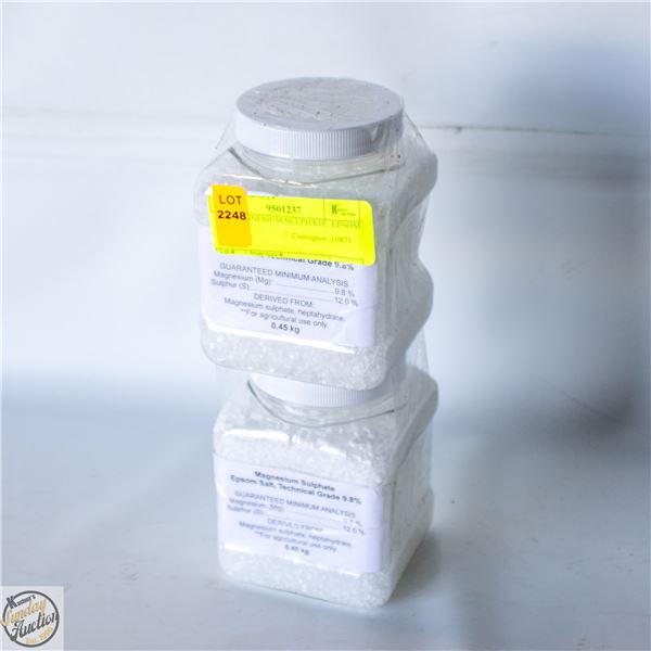 2PK MAGNESIUM SULPHATE. EPSOM SALT.