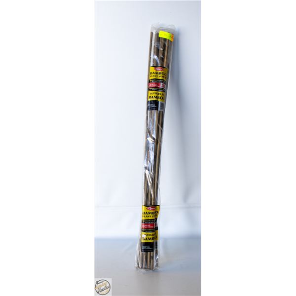 15 PER PKG 3’ BAMBOO PLANT STAKES