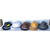Image 1 : 5 X FEDORA FELT HATS