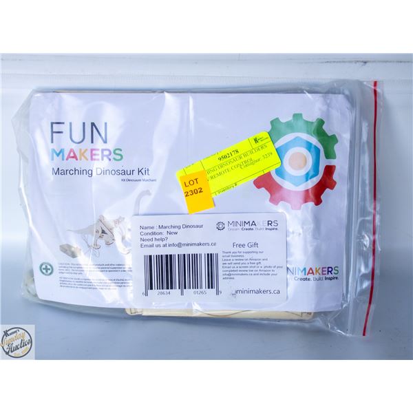 MARCHING DINOSAUR BUILDERS KKT W/REMOTE CONTROL