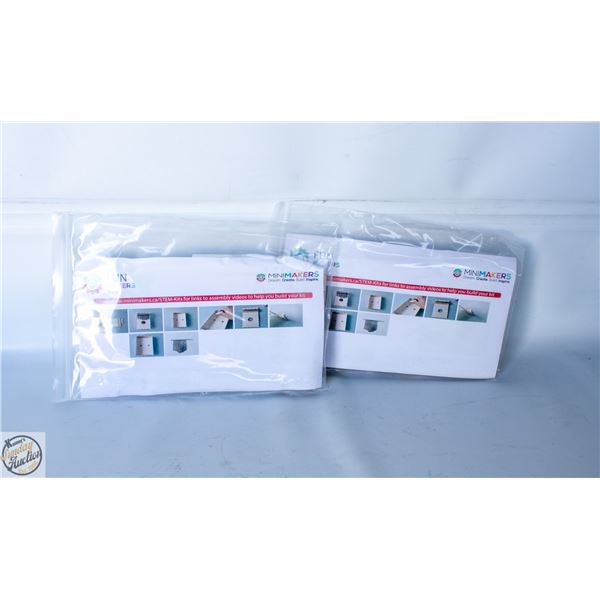 2 X AFRICIAN THUMB PIANO BUILD KITS