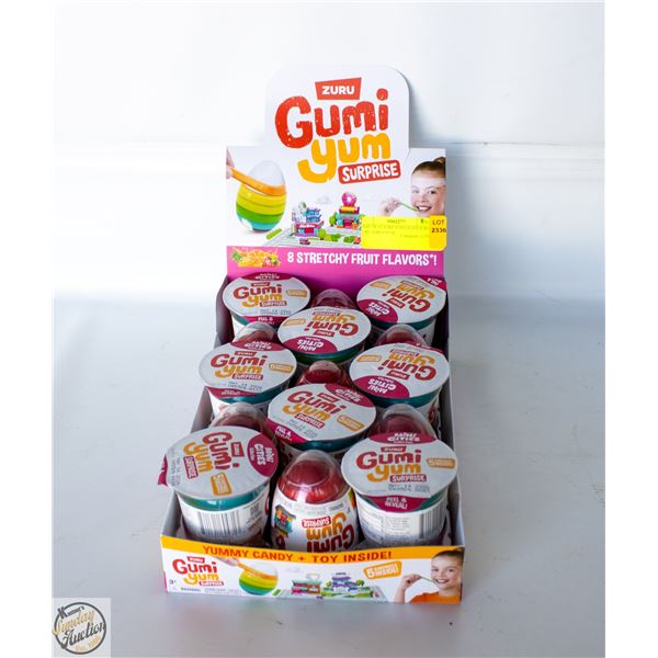 CASE OF 15 STRETCHY FLAVOURS ZURU GMUI YUM