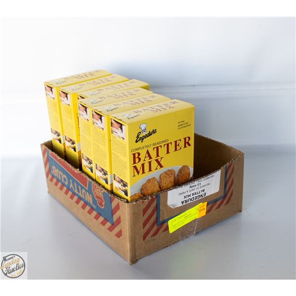 6 BOXES OF ENGEDURA CHICKEN & FISH BATTER