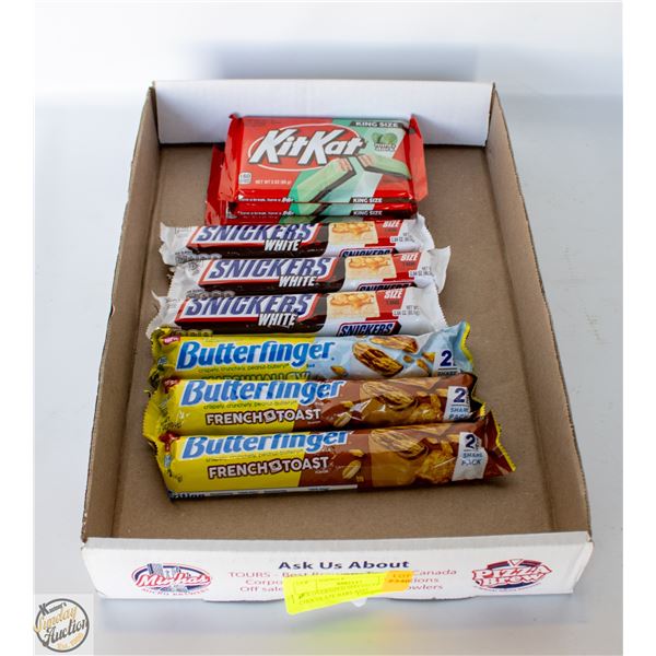 9 OVERSIZED SPECIALTY CHOCOLATE BARS ASST