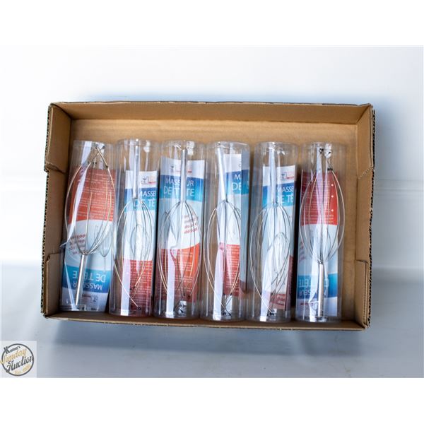 6 X WIRE SCALP MASSAGERS