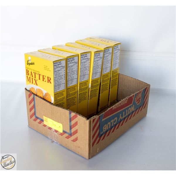 6 BOXES OF ENGEDURA CHICKEN & FISH BATTER