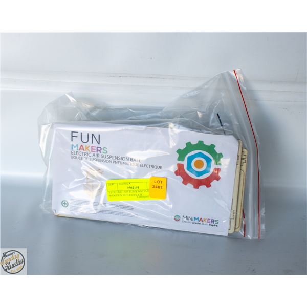 ELECTRIC AIR SUSPENSION BALL WOODEN BUILDERS KIT
