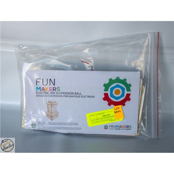 ELECTRIC AIR SUSPENSION BALL WOODEN BUILDERS KIT