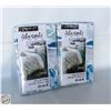 Image 1 : 2 PACKS QUEEN PILLOW SHAMS 100% COTTON