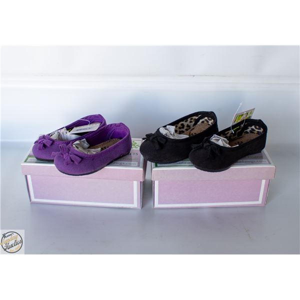 2 PAIRS DAWG GIRLS SHOES SIZE 5 AND 6