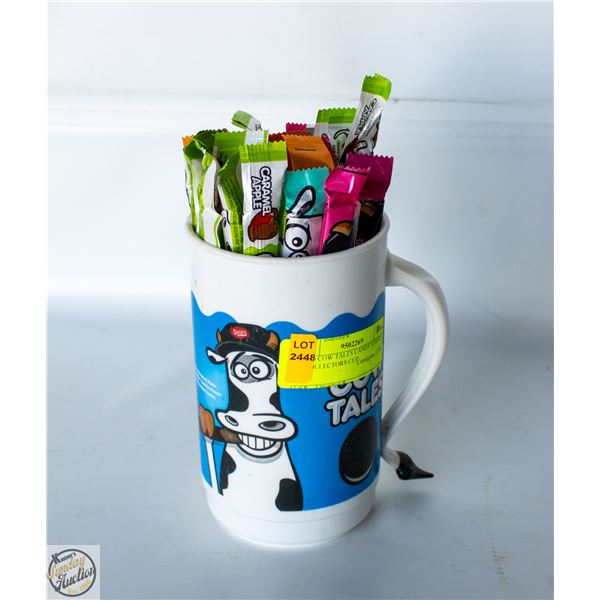 OREO COW TALES CANDY STICKS W/COLLECTORS CUP