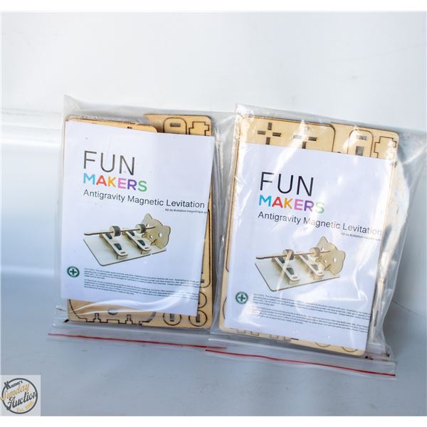 2 X ANTIGRAVITY MAGNETIC LEVITATION BUILDERS KITS