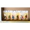 Image 1 : 6 X COHO FISHING LURES BLUE/SILVER/RED SCALE