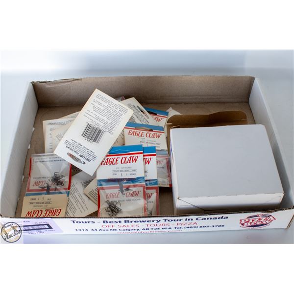 20 PACKS OF 5 EAGLE CLAW FISH HOOKS