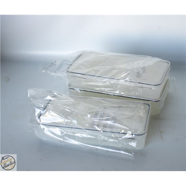 3 X WATERPROOF FLOATING TACKLE BOXES