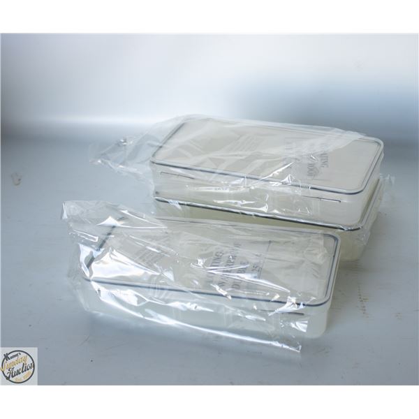 3 X WATERPROOF FLOATING TACKLE BOXES