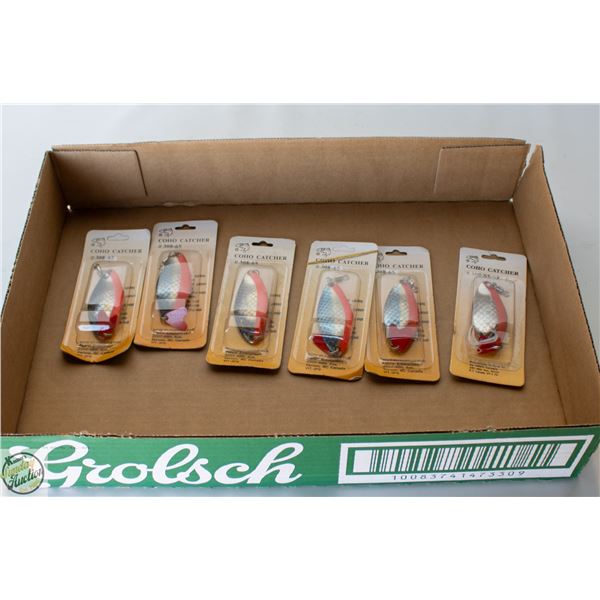 6 X 308/65 COHO CATCHER BLUE/SILVER/ RED SCALE