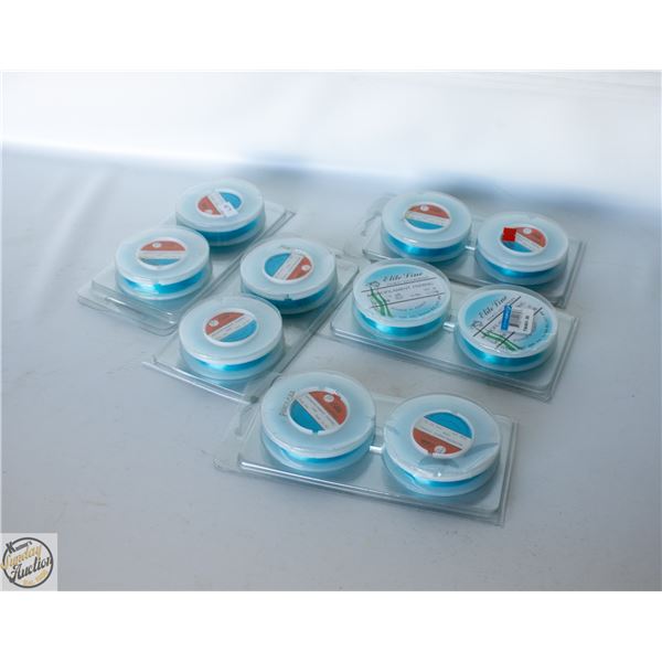 10X SPOOLS OF MONOFILAMENT FISHING LINE