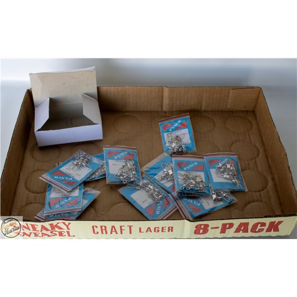BOX OF 12 PACKS OF 6 SWIVELS SIZE 1