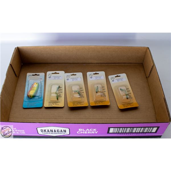 6 X ENTICERS FISHING LURES