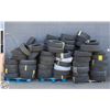 Image 1 : LARGE LOT WITH 3 PALLETS OF USED TIRES
