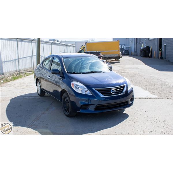 2012 NISSAN VERSA 4 DOOR SEDAN