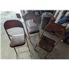 Image 1 : Three Metal Folding Chairs