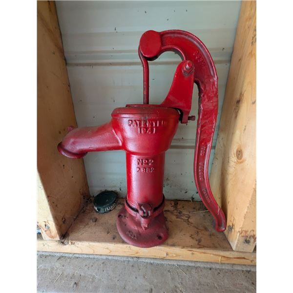 #2 Hand Water Pump Red