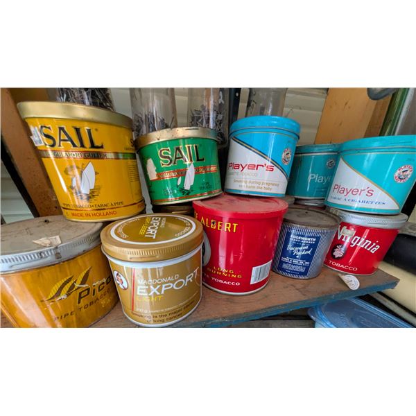 Quantity of Tobacco Tins