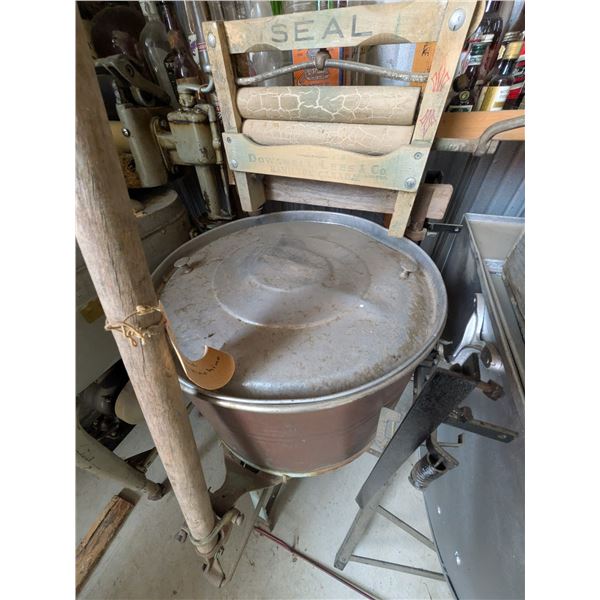 Antique Clothes Washer and Wringer