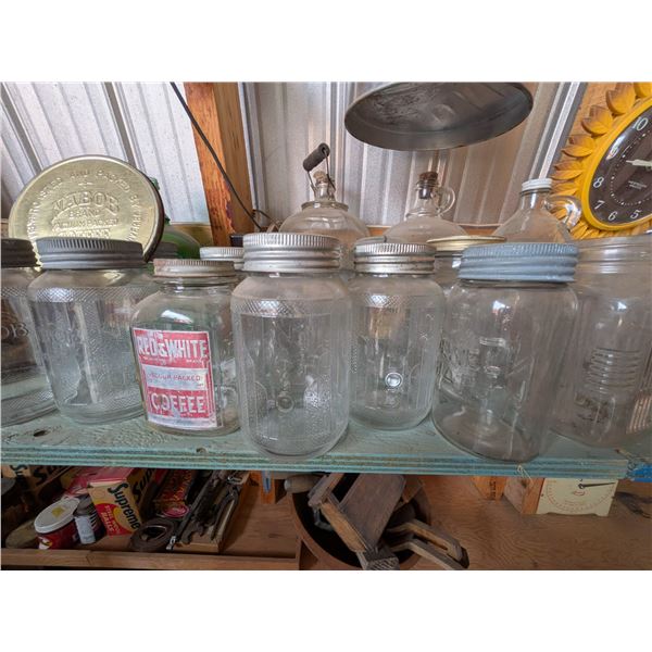 15 Mason Jars and Other Bottles