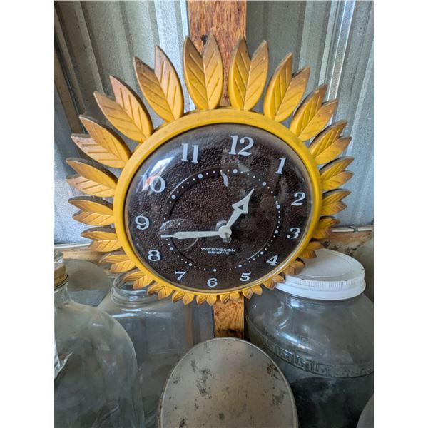 Sun Flower Wall Clock