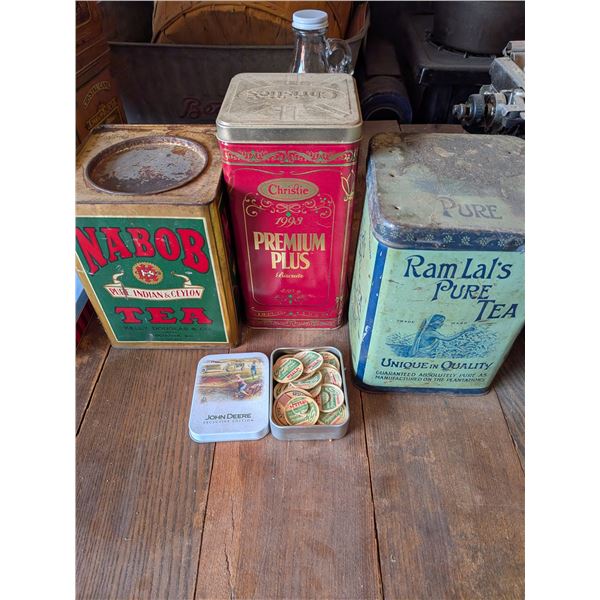 Tea Tins and Milk Sealers