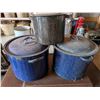 Image 1 : Three Canning Pots with Lids