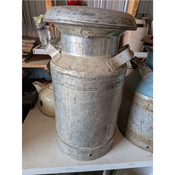 Cream Can Solid Metal