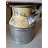 Image 1 : Yellow and Silver Cream Can