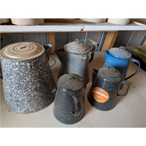 Five Coffee Pots