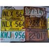 Image 1 : Six Licence Plates