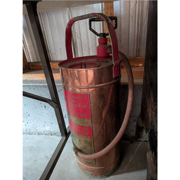 Copper Fire Extinguisher