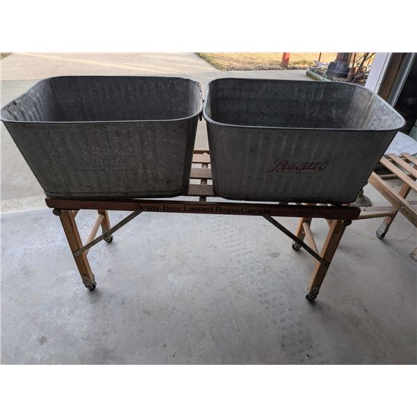 Beatty Washtubs and Rack