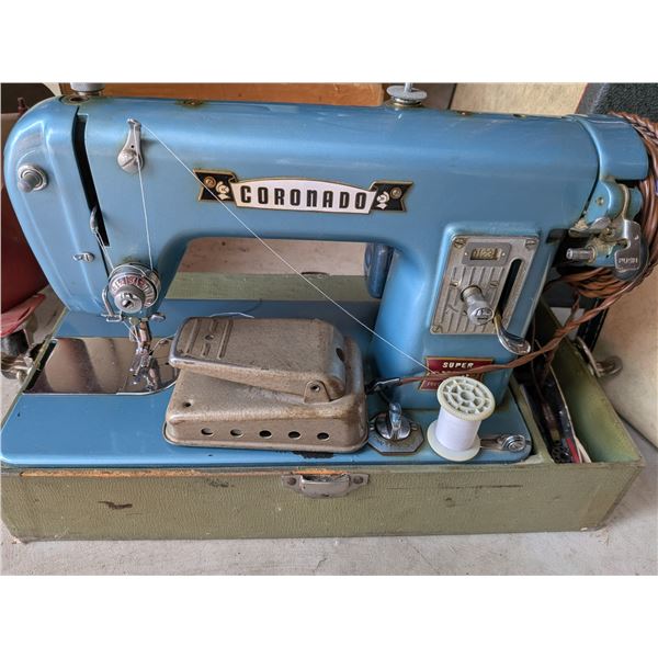Coronado Electric Sewing Machine (Blue)