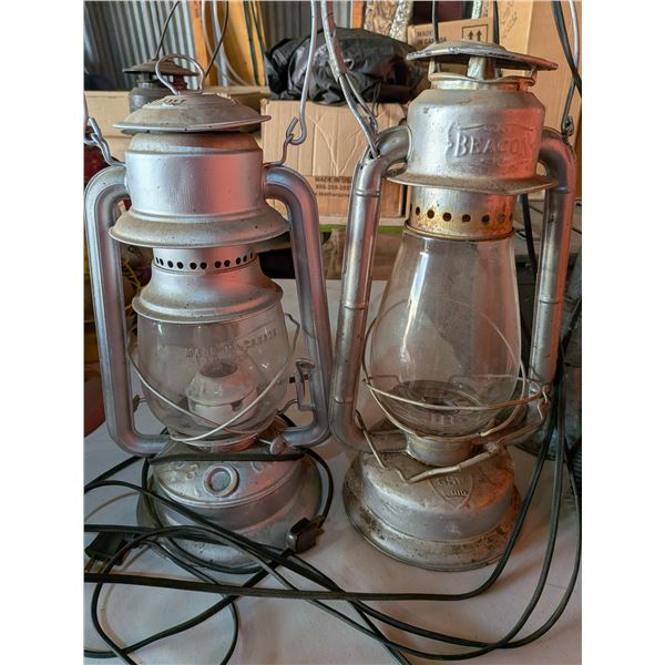 Two Electrified Beacon Lanterns