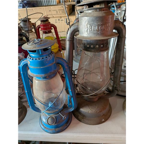 Silver Beacon and Blue Lantern