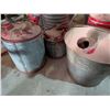 Image 1 : Two Gas Cans and One Bucket with Lid