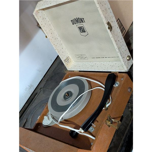 Dumont Portable Record Player