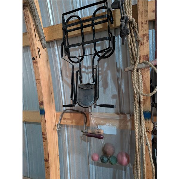 Bicycle Carrier Rope and Tackle Saws and Balls