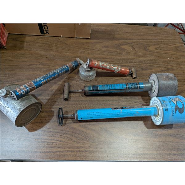 Four Bug Sprayers